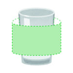 Alrededor del vaso/copa