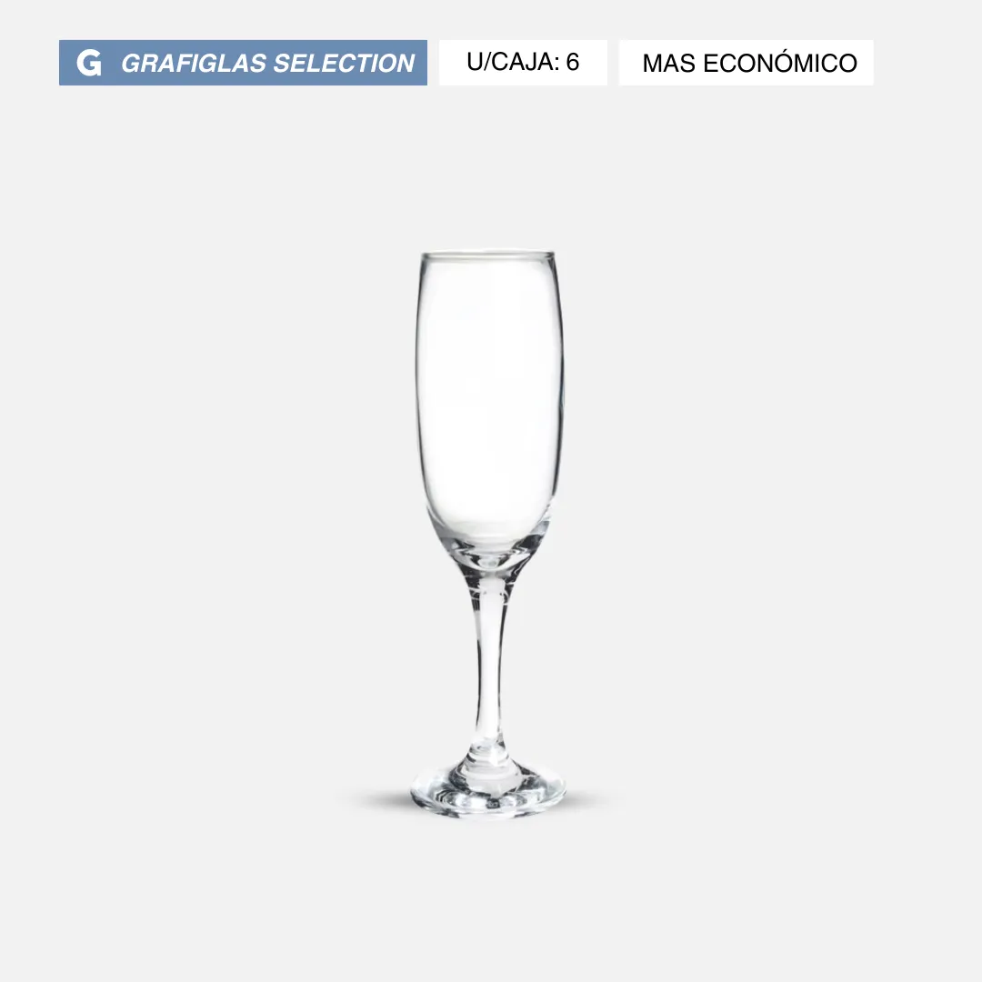 Copa Champán 21,5cl - Grafiglas Selection