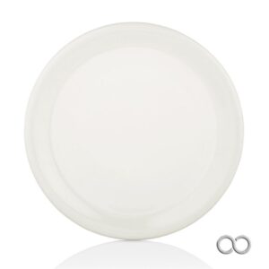 Plato llano Zest 25 cm BYBONE — caja de 12