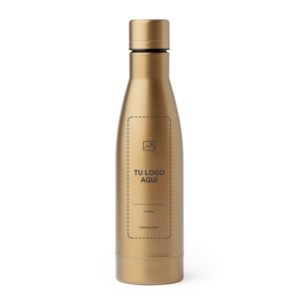 Bidón térmico Fancy personalizado con la marca «Tu logo aquí» en el frontal
