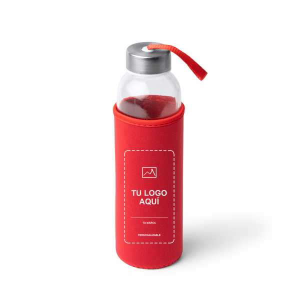 Botella de cristal Camu personalizada