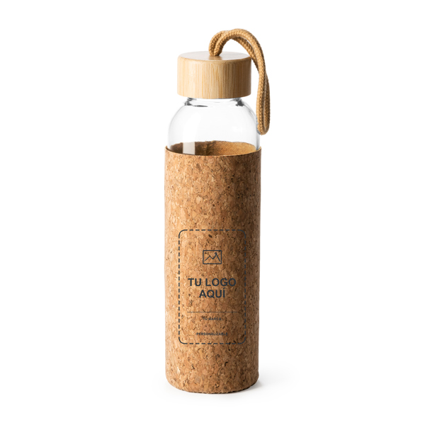 Botella de cristal Lawas personalizada