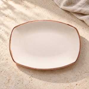 Bodegón de Bandeja Artisan Beige 36 × 25 cm